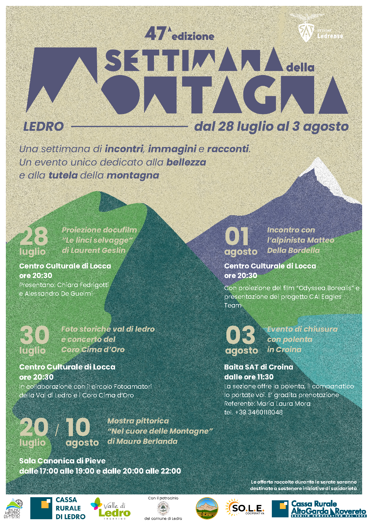 Settimana della montagna 2025