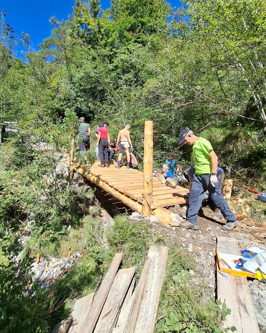 Rifacimento Ponte Cà de Mez SAT Ledrense